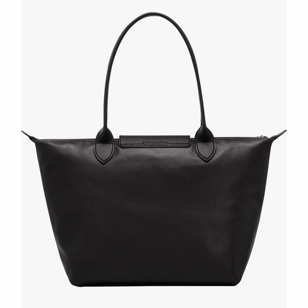 Longchamp Medium Black Le Pliage Xtra Leather Shoulder Tote - Picture 7 of 7